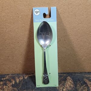 Fairy Hollow Garden 'Thyme' Spoon Garden Pick- NIP